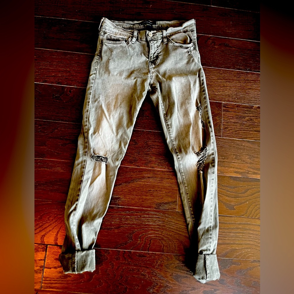 Flying monkey skinny destructive Jean